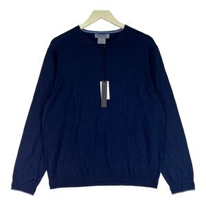 New Dylan Gray Men Navy Blue Sweatshirt Crew Neck Classic Long Sleeve US XL